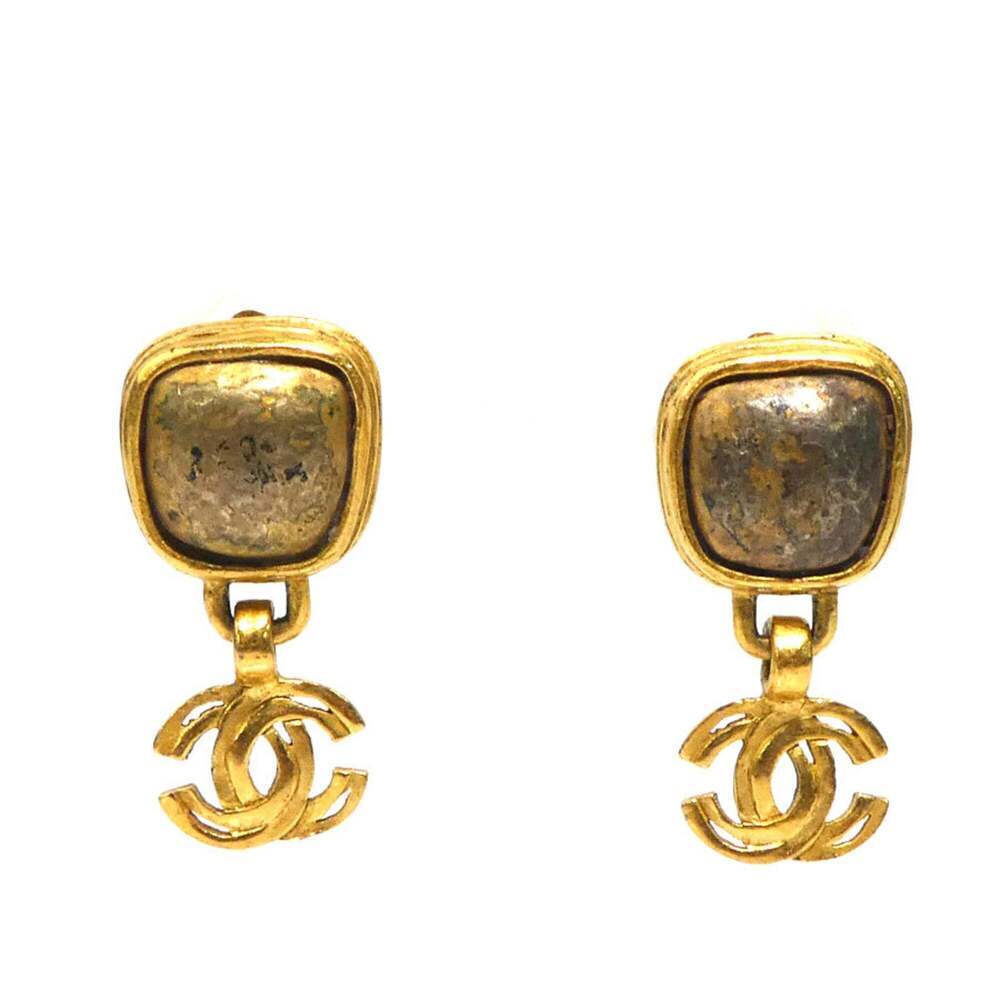 CHANEL Gold Earrings